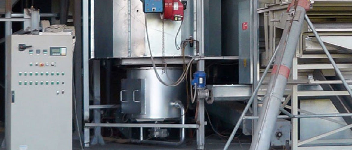 Générateur de chaleur biomasse à poussières de céréales.