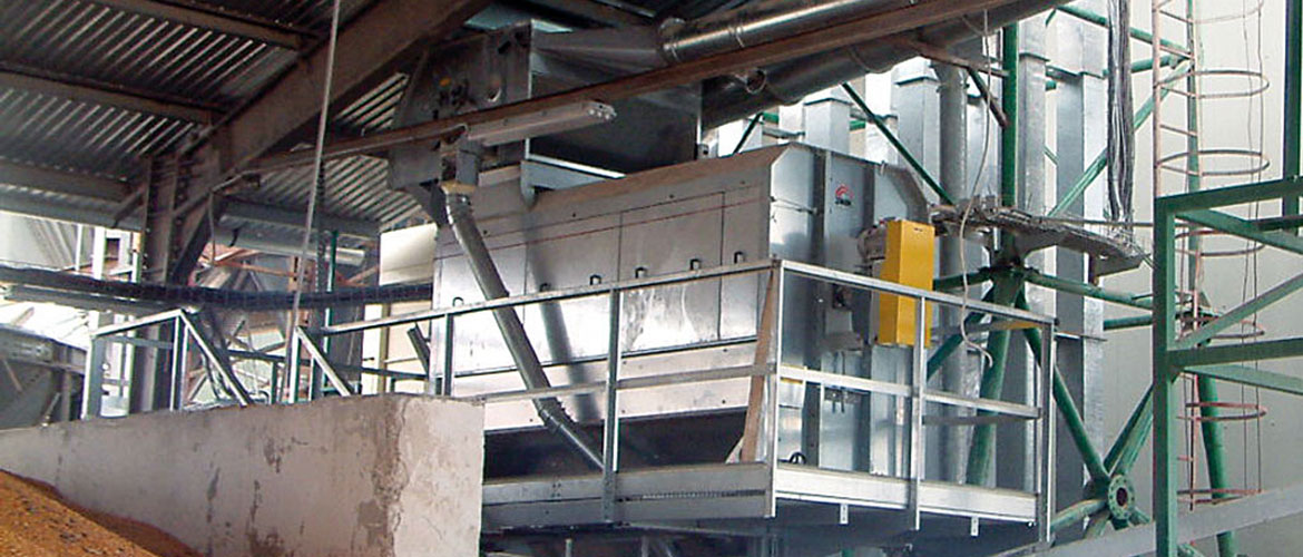 Exemple d'installation du nettoyeur rotatif avec aspiration PRA