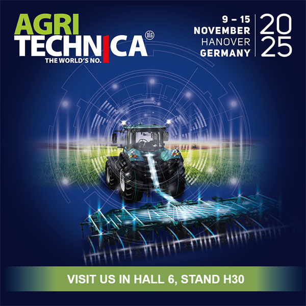 Visit us in Hall 6, stand H30 @ AGRItechnica Hanover (GErmany)