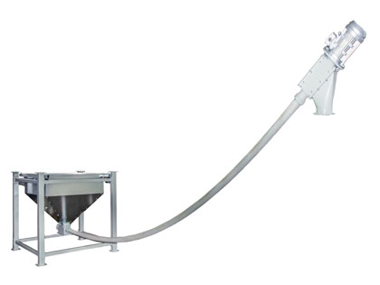 Flexible tubular auger