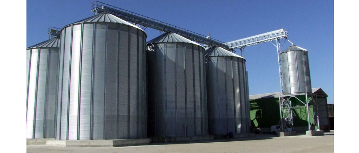 Silos - corrugated metal