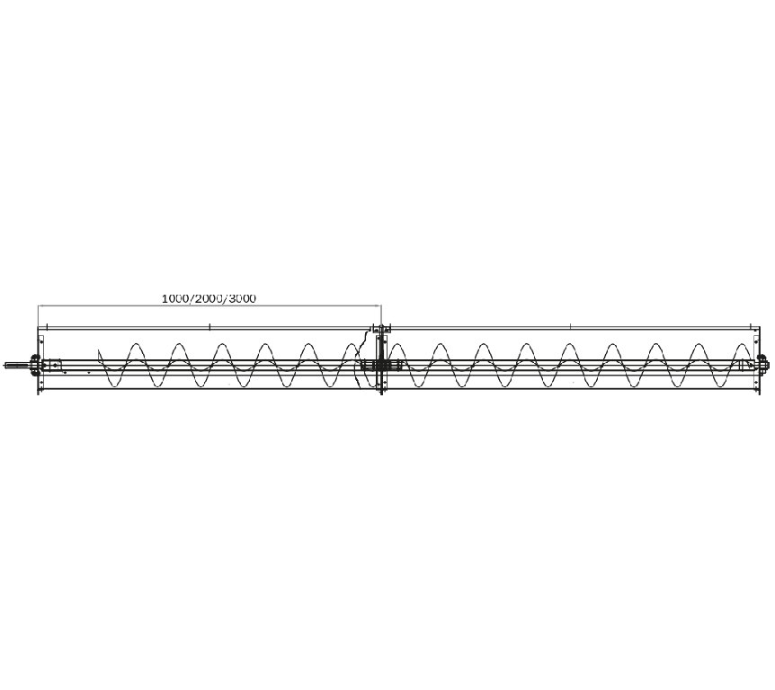 Box auger conveyor operating principle